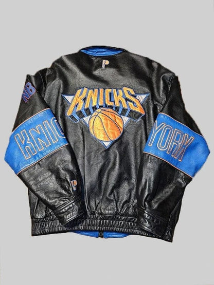 Timothée Chalamet New York Knicks Leather Jacket