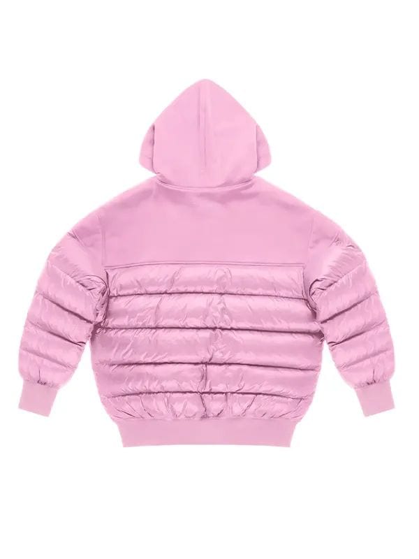 Timothee Chalamet Telfar Puffer Coat Jacket Pink