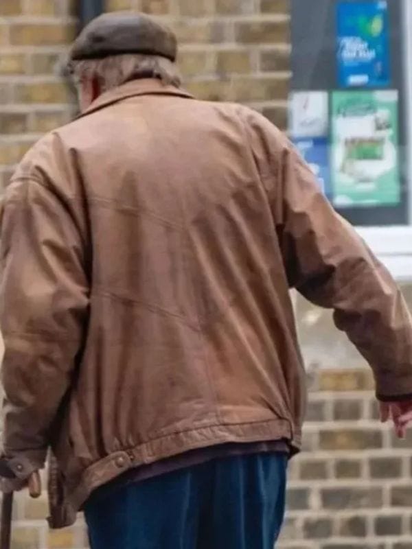 Timothy Spall Goodbye June Brown Leather Jacket