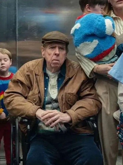 Timothy Spall Goodbye June Brown Leather Jacket