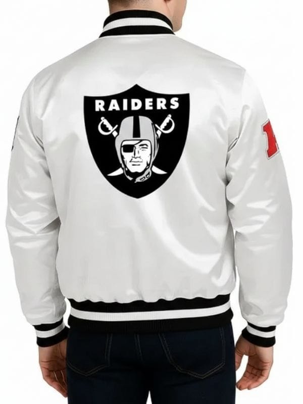 Tom Brady Las Vegas Raiders Satin Jacket