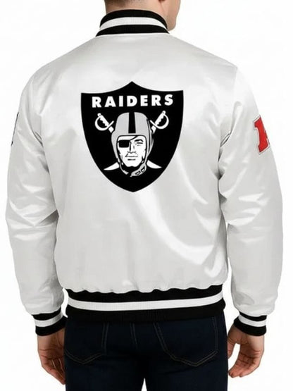 Tom Brady Las Vegas Raiders Satin Jacket