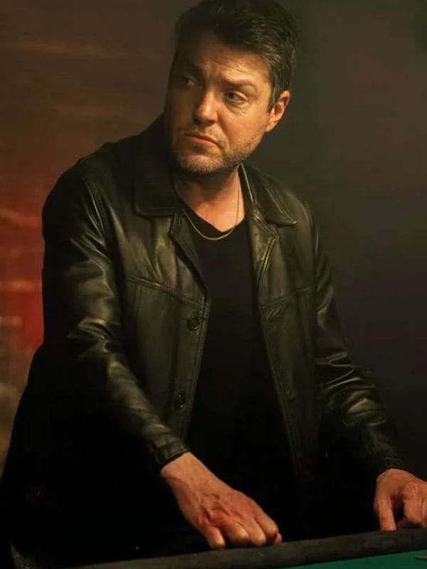 Tom Burke Legends 2026 Leather Jacket Black