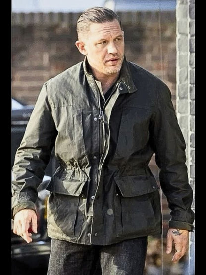 Tom Hardy MobLand 2025 Black Jacket