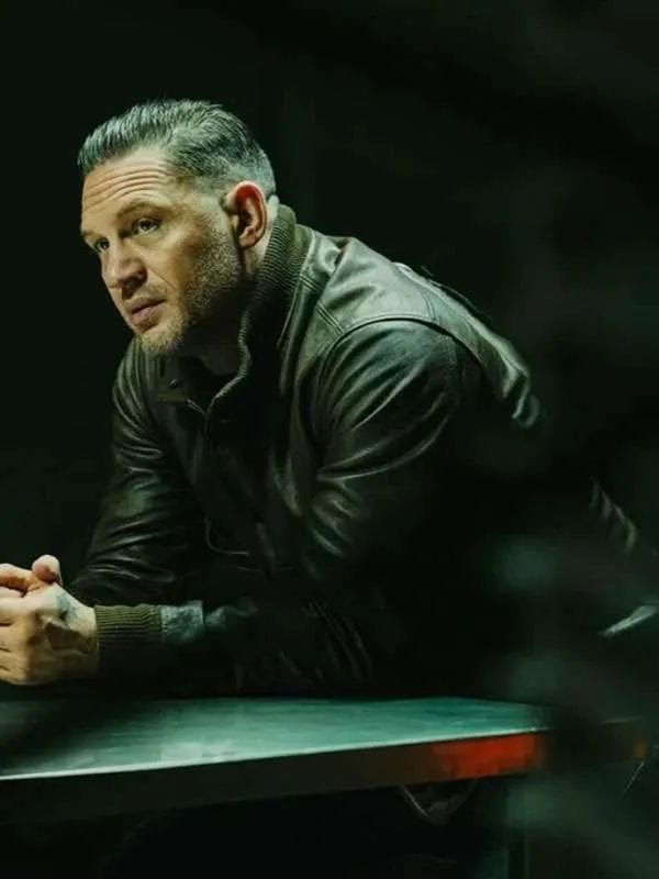Tom Hardy MobLand Black Leather Jacket