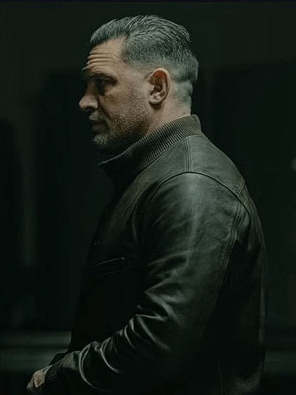 Tom Hardy MobLand Black Leather Jacket