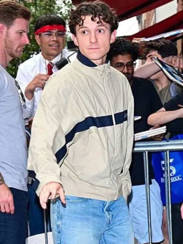 Tom Holland 2026 YSL Jacket Beige