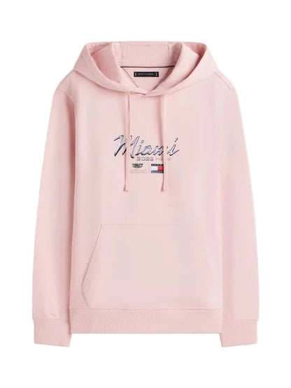 Tommy Hilfiger x Cadillac F1 Team Miami Hoodie Pink