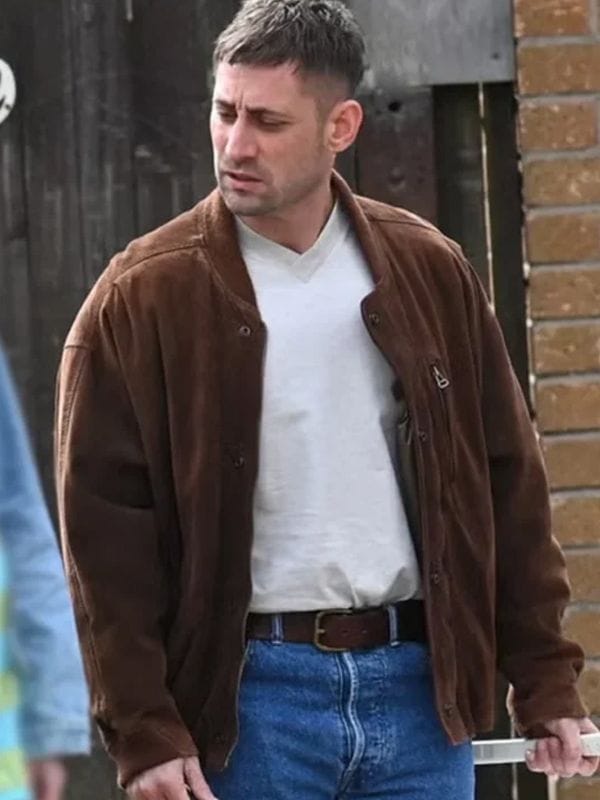 Toxic Town Michael Socha Brown Jacket