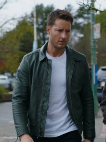 Tracker S03 Colter Shaw Green Leather Jacket
