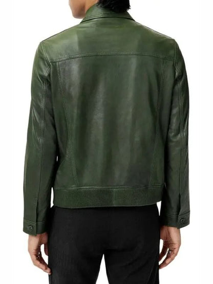 Tracker S03 Colter Shaw Green Leather Jacket