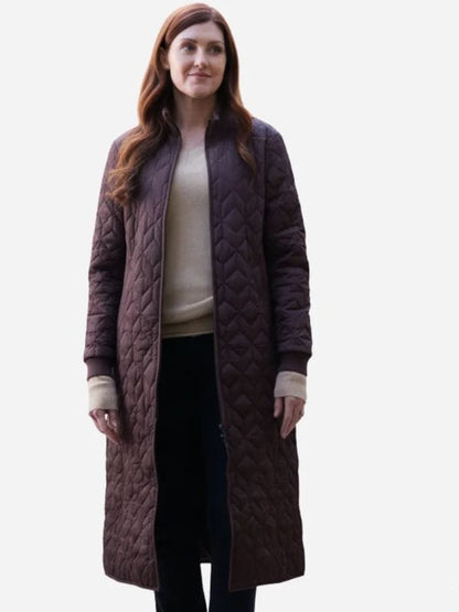 Tracker S03 Lucy Camp Quilted Coat Purple