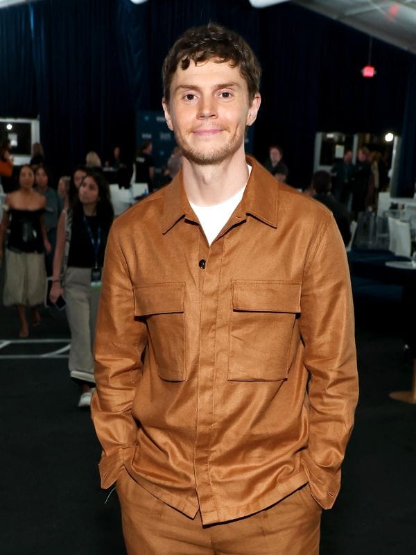 Tron Ares 2025 Evan Peters Brown Jacket Tron Ares 2025 Evan Peters Brown Jacket
