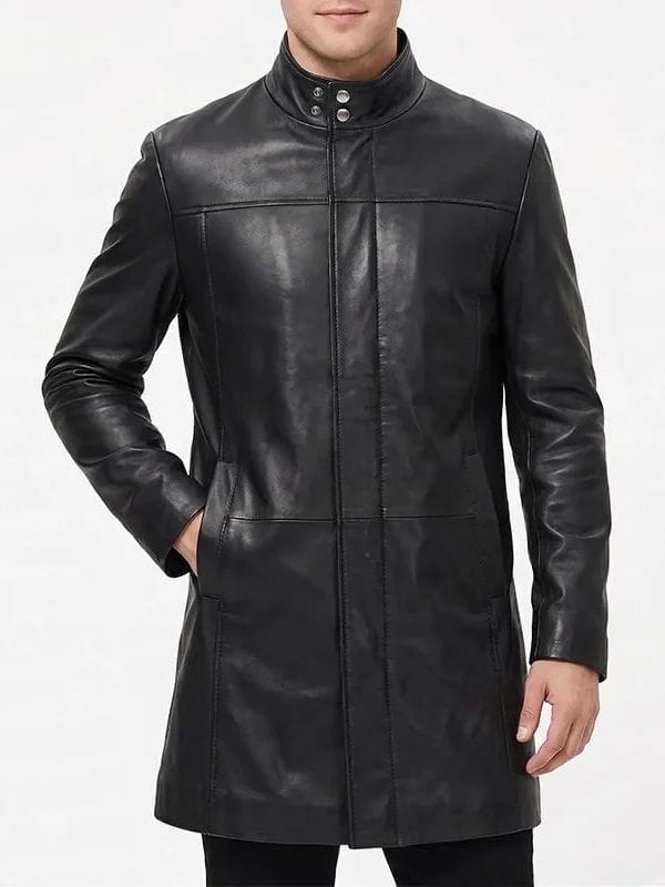 Trying Cooper Turner Leather Coat