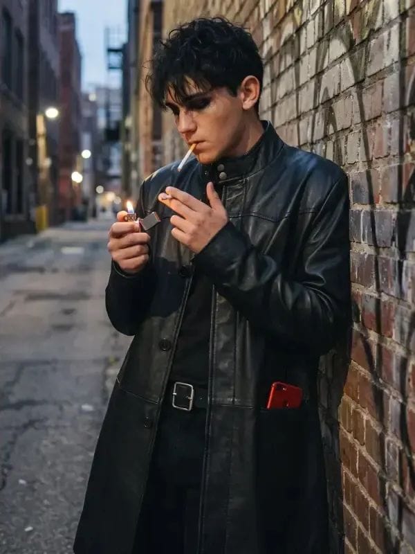 Trying Cooper Turner Leather Coat