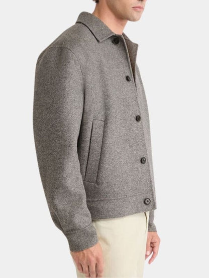 Turbulence Jeremy Lrvine Wool Jacket Grey