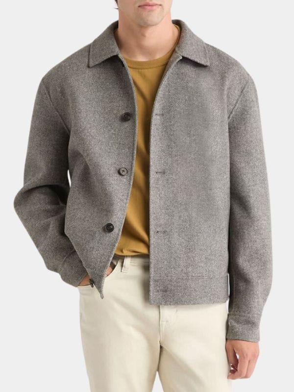 Turbulence Jeremy Lrvine Wool Jacket Grey