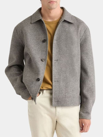 Turbulence Jeremy Lrvine Wool Jacket Grey