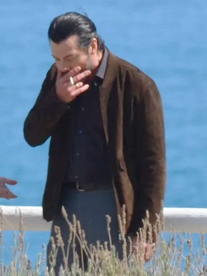 Two Graves S01 Álvaro Morte Brown Suede Jacket