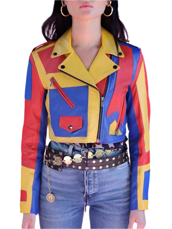 Tyla Berlin 2025 Multicolor Leather Jacket - Shop Now
