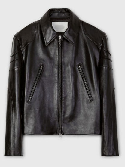 Typhoon Family S01 Lee Jun-ho Black Leather Jacket