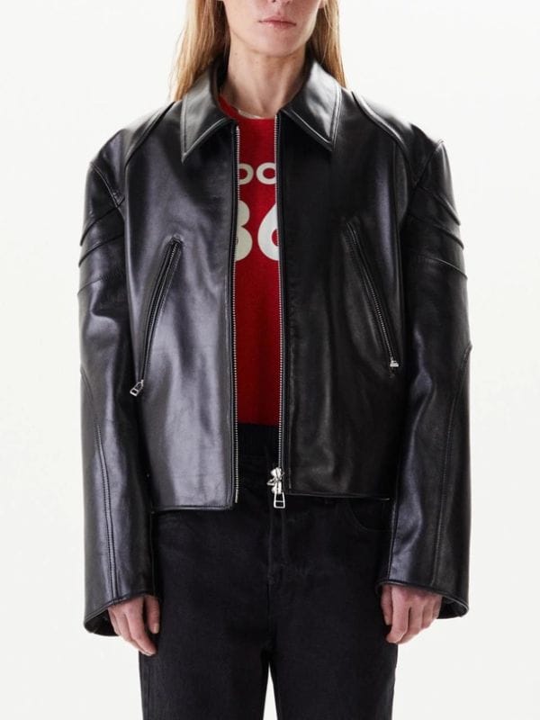Typhoon Family S01 Lee Jun-ho Black Leather Jacket
