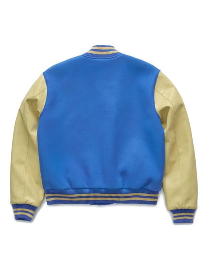 Typhoon Family S01 Lee Jun-ho Varsity Jacket Blue