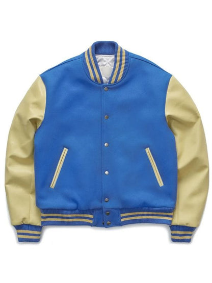 Typhoon Family S01 Lee Jun-ho Varsity Jacket Blue