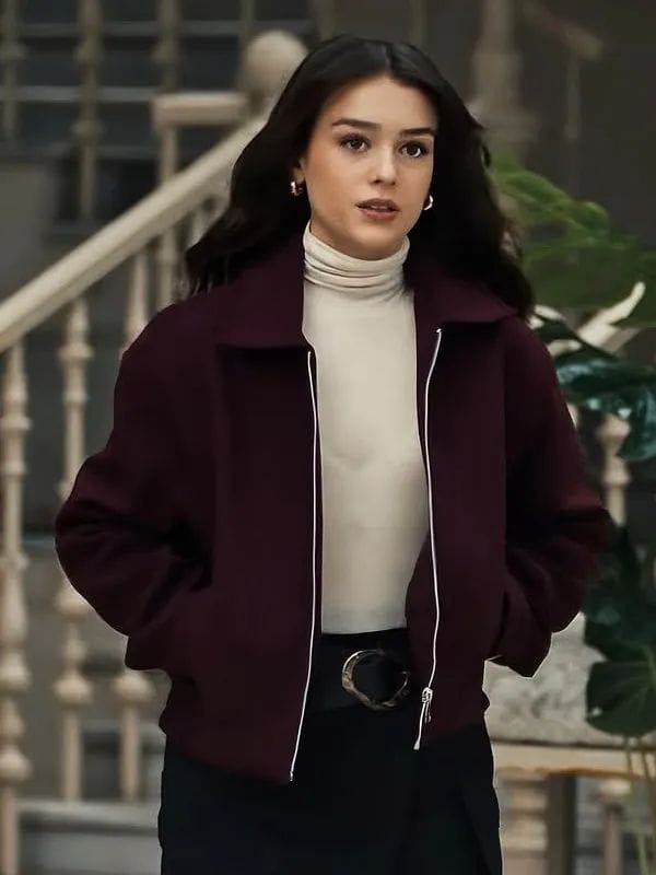 Underground S01 Ülkü Hilal Çiftçi Burgundy Jacket