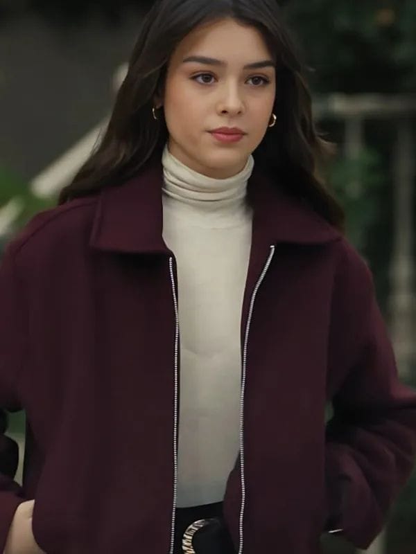 Underground S01 Ülkü Hilal Çiftçi Burgundy Jacket