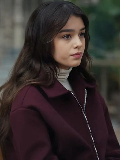 Underground S01 Ülkü Hilal Çiftçi Burgundy Jacket