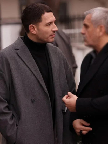 Underground S01 Uraz Kaygilaroglu Grey Coat