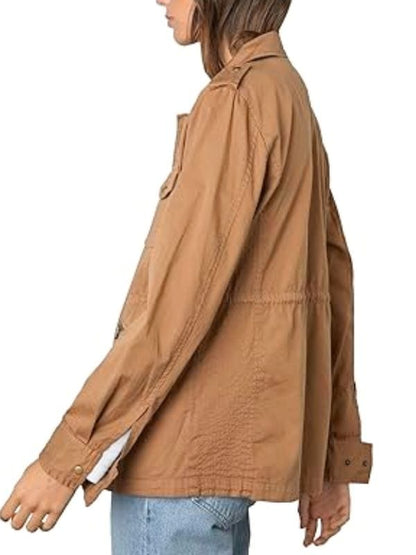 Untamed S01 Iris Quinn Utility Jacket Brown - Shop Now