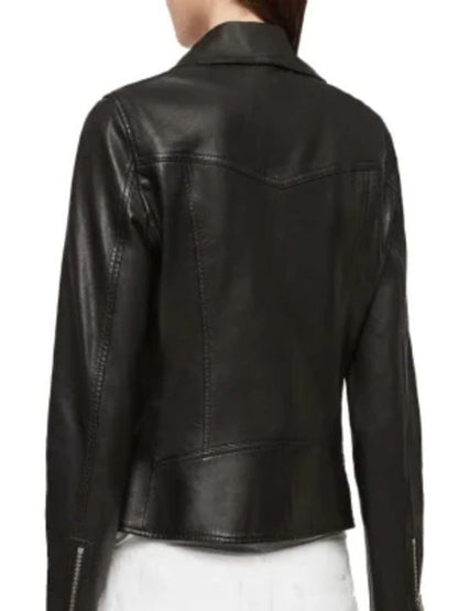Untamed S01 Lily Santiago Black Leather Jacket - Shop Now