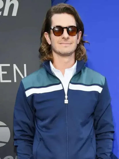 US Open 2026 Andrew Garfield Blue Jacket