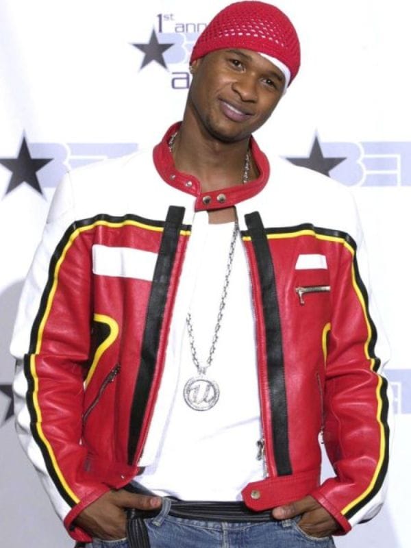 Usher Raymond BET Awards 2001 Leather Jacket