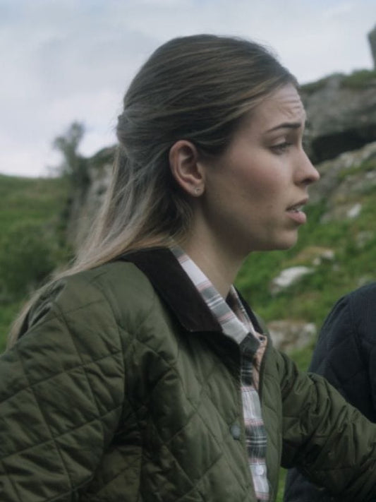 Vera S14 Steph Duncan Green Quilted Jacket Vera S14 Steph Duncan Green Quilted Jacket