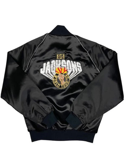 Victory Tour 5 1984 Michael Jackson Bomber Jacket Black