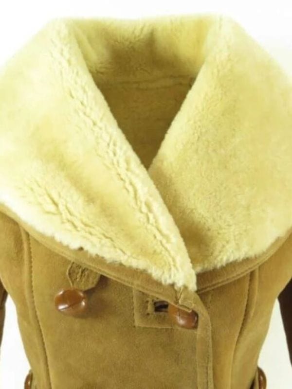 Vintage 80s Deadstock Brown French Creek Overcoat Vintage 80s Deadstock Brown French Creek Shearling Overcoat