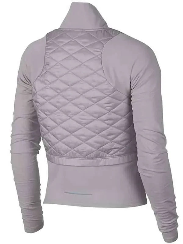 Virgin River S02 Melinda Monroe Grey Quilted Jacket