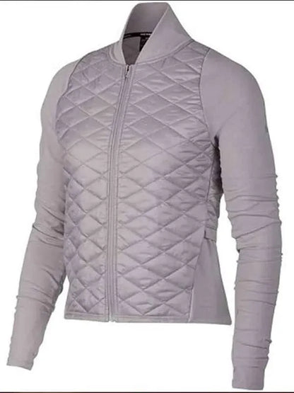 Virgin River S02 Melinda Monroe Grey Quilted Jacket