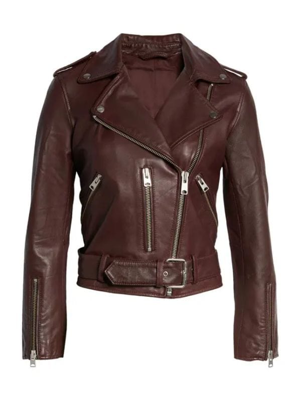 Virgin River S04 Brie Sheridan Biker Leather Jacket