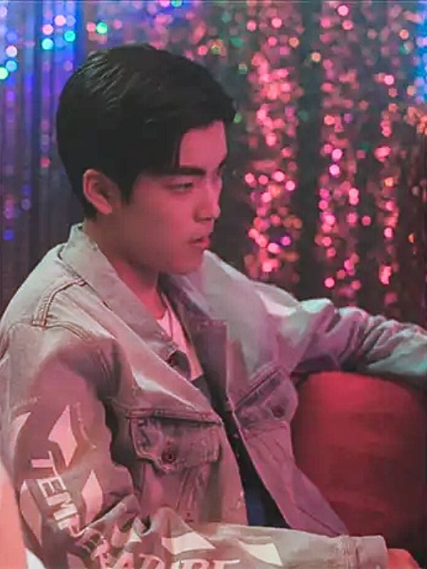 Weak Hero Class 1 Jeon Young-bin Denim Jacket Blue