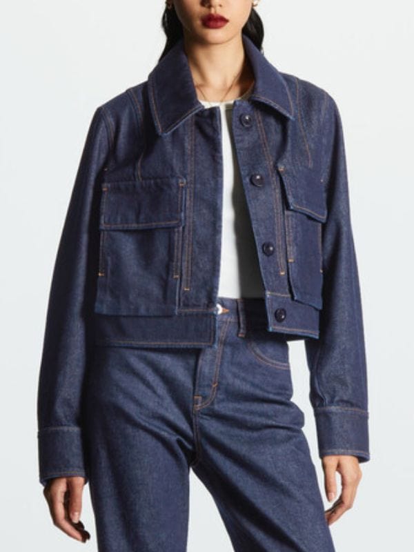 Wednesday S01 Bianca Barclay Denim Jacket Wednesday S01 Bianca Barclay Denim Jacket