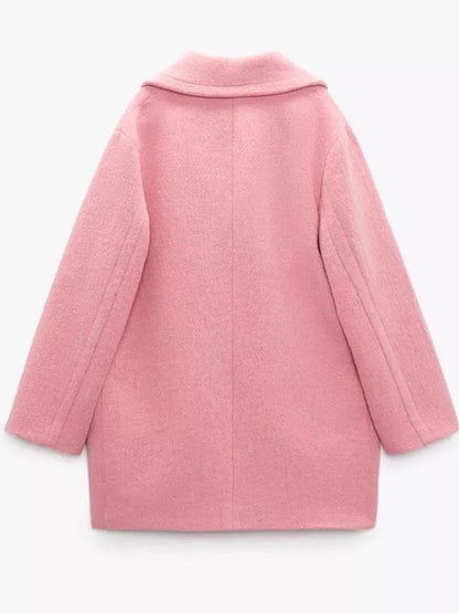 Wednesday S01 Emma Myers Pink Coat Wednesday S01 Emma Myers Pink Coat