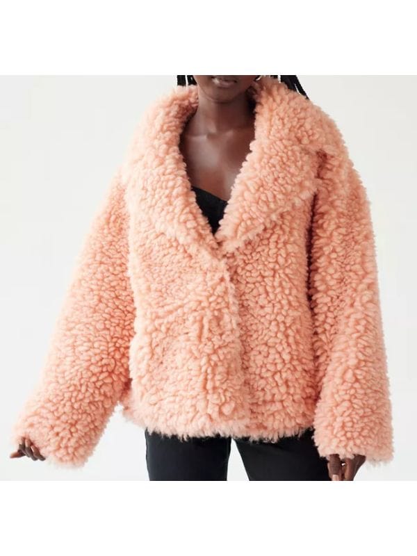 Wednesday S01 Enid Sinclair Fur Jacket Wednesday S01 Enid Sinclair Fur Jacket