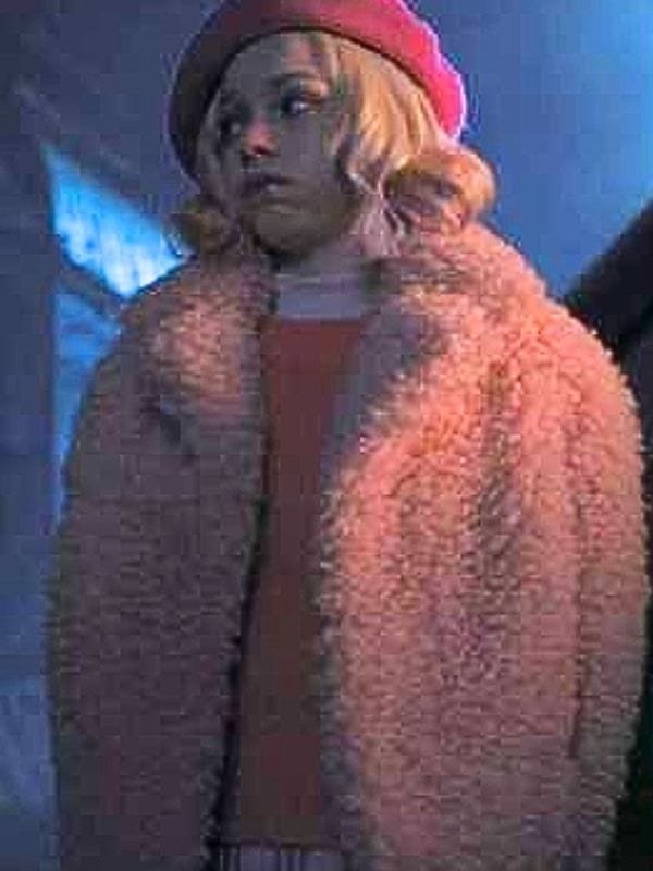 Wednesday S01 Enid Sinclair Fur Jacket Wednesday S01 Enid Sinclair Fur Jacket