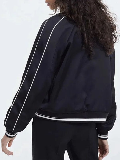 Wednesday S01 Jenna Ortega Bomber Jacket Wednesday S01 Jenna Ortega Bomber Jacket
