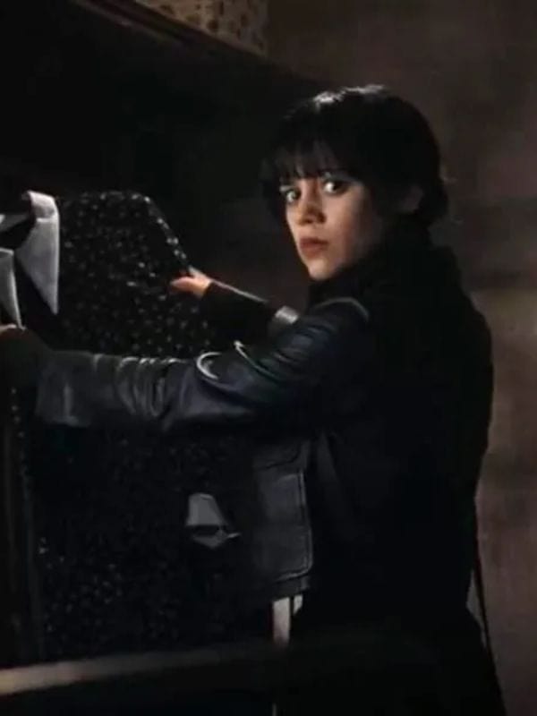 Wednesday S01 Jenna Ortega Leather Jacket Wednesday S01 Jenna Ortega Leather Jacket