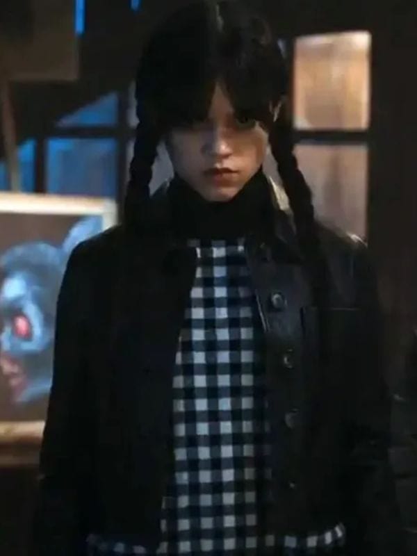 Wednesday S01 Jenna Ortega Leather Jacket Wednesday S01 Jenna Ortega Leather Jacket
